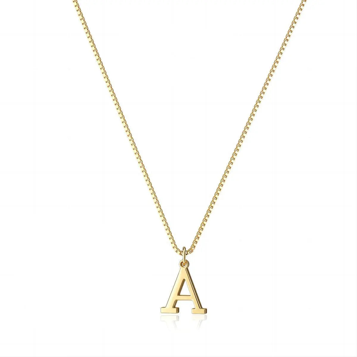 Enzhalynne | Necklace with Initials 18K Gold