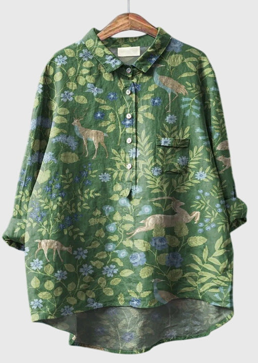 Kate™ | Vintage Floral Blouse