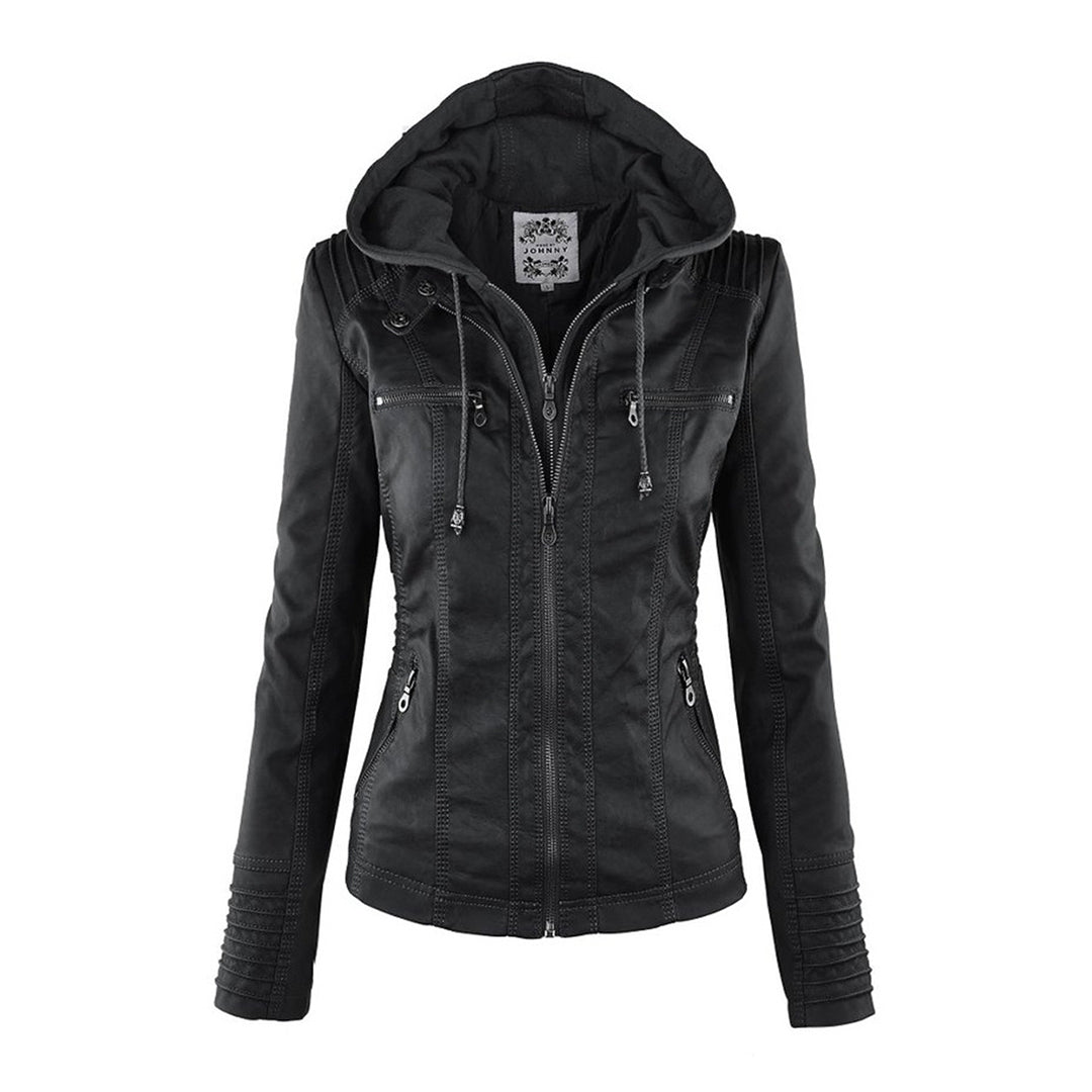 Elise™ | Elegant Leather Jacket