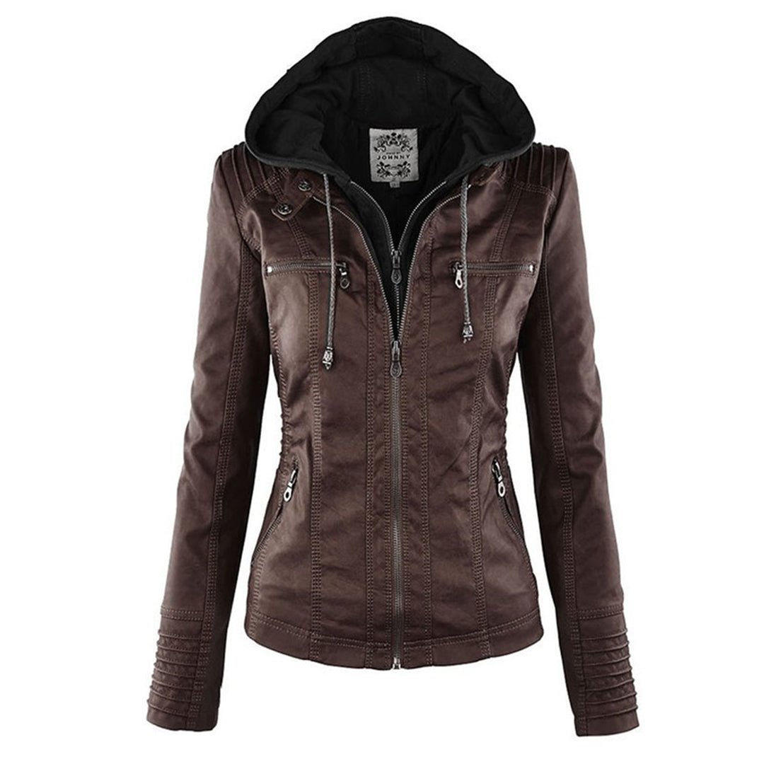 Elise™ | Elegant Leather Jacket