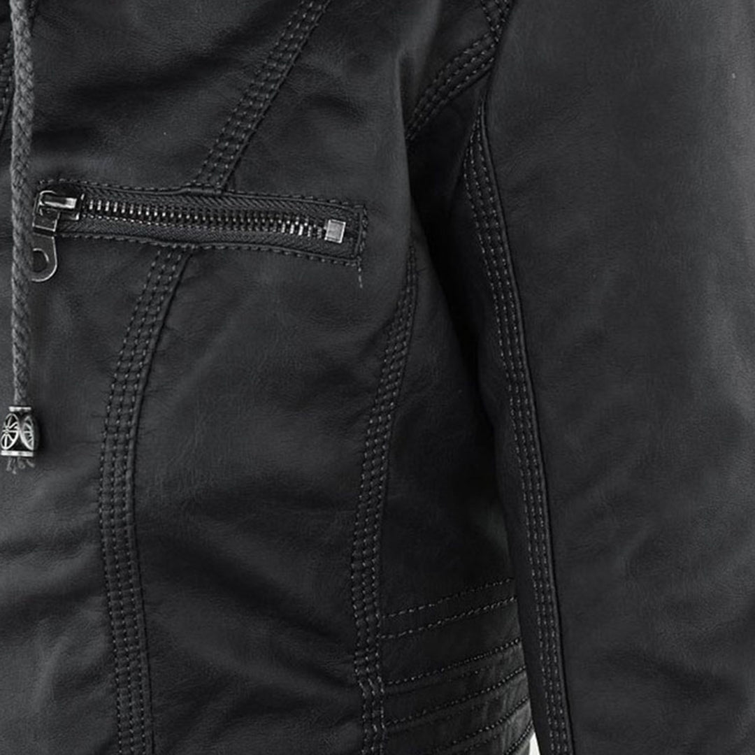 Elise™ | Elegant Leather Jacket