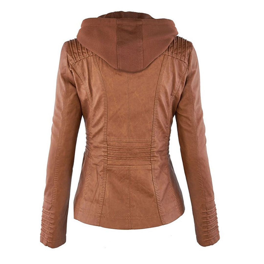 Elise™ | Elegant Leather Jacket