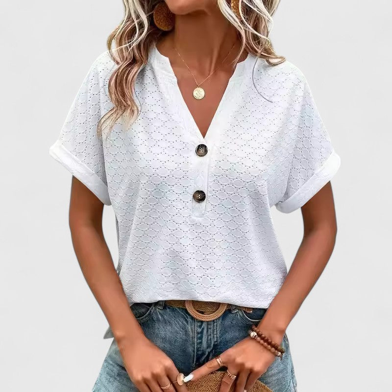 Bellisse | Sophisticated V-Neck Blouse