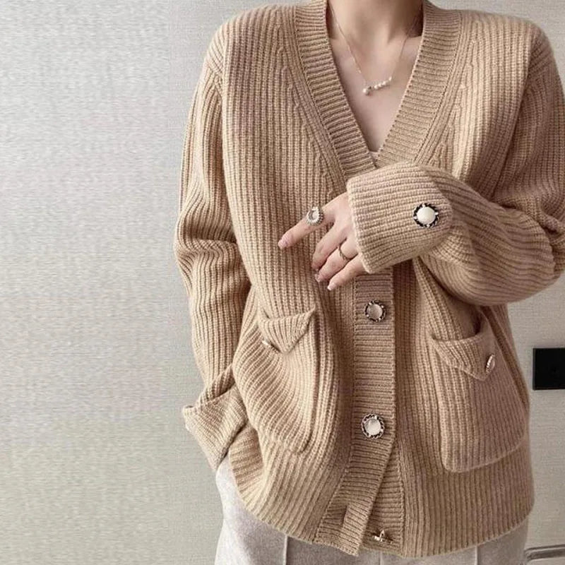 Léna™ – Soft Knit Oversized Cardigan
