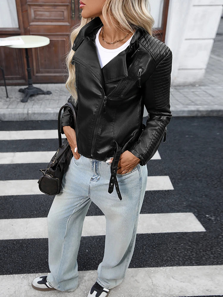 Léonie™ – Genuine Leather Jacket