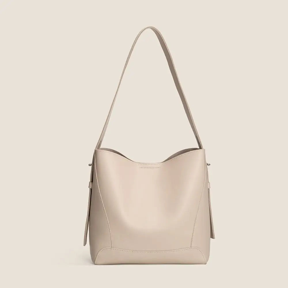 Elise™ – Genuine Leather Minimalist Shoulder Bag