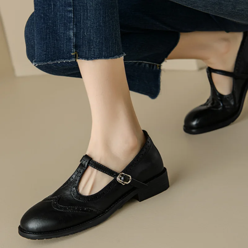 Mattea | Elegant Mary Janes Made Of Leather
