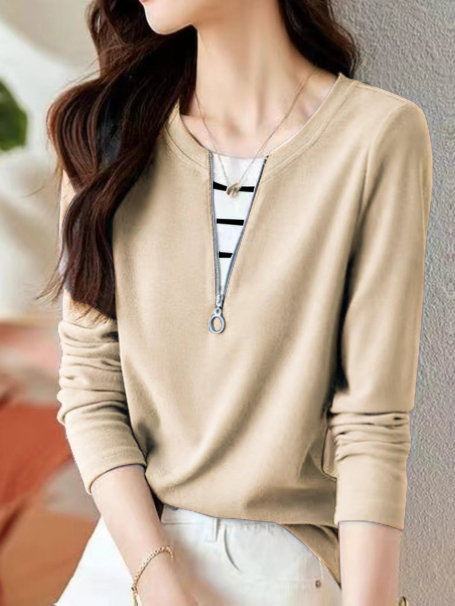 Camille™ – Zip Collar Sweatshirt