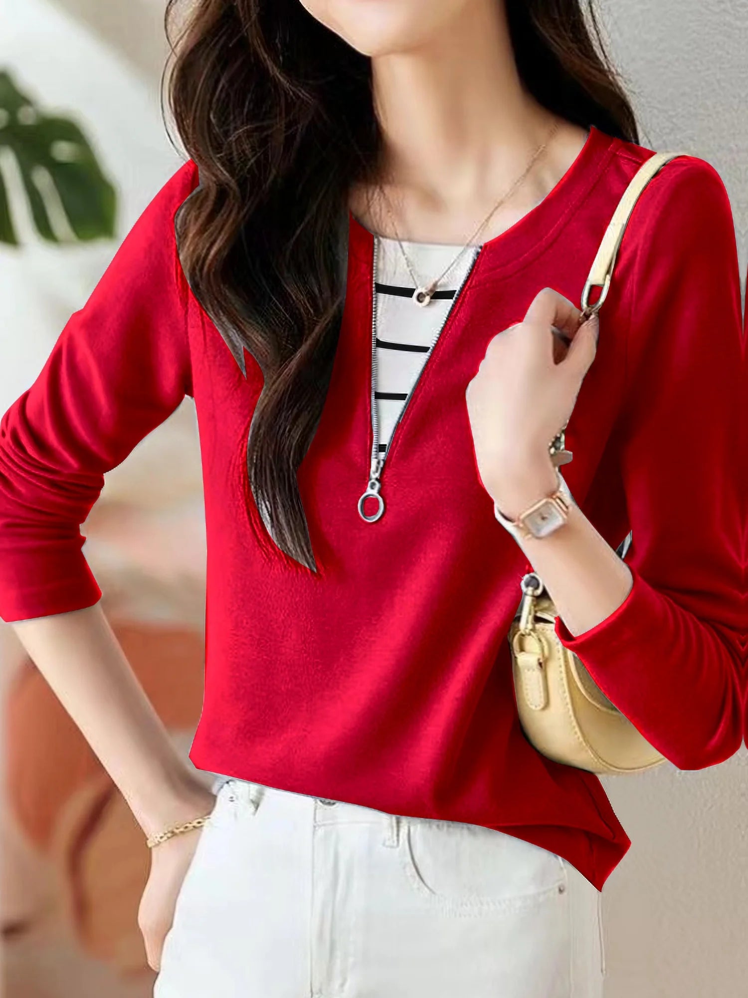 Camille™ – Zip Collar Sweatshirt