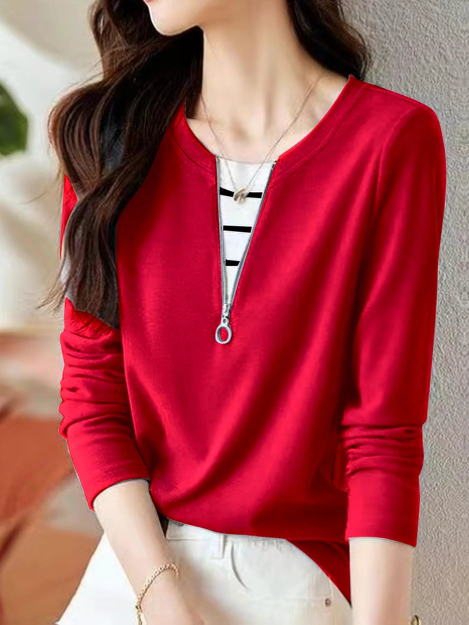 Camille™ – Zip Collar Sweatshirt