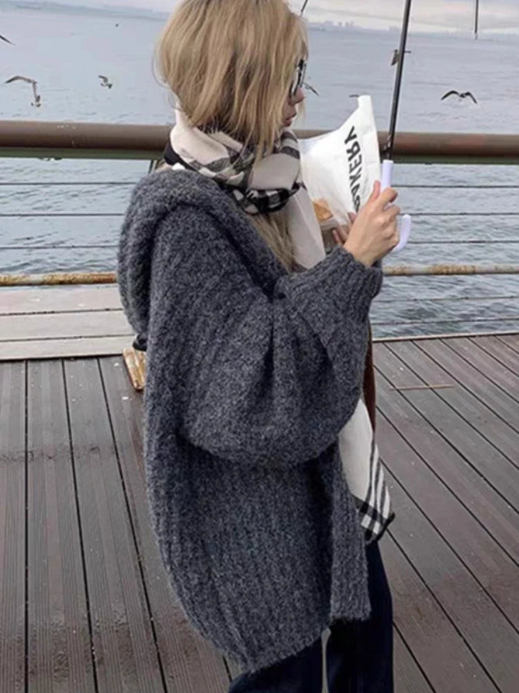 Solène™ – Oversized Knit Cardigan