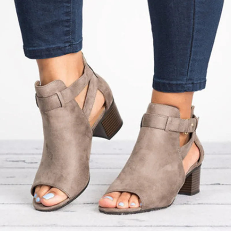 Elara™ Block Heel Sandals – where elegance meets everyday confidence