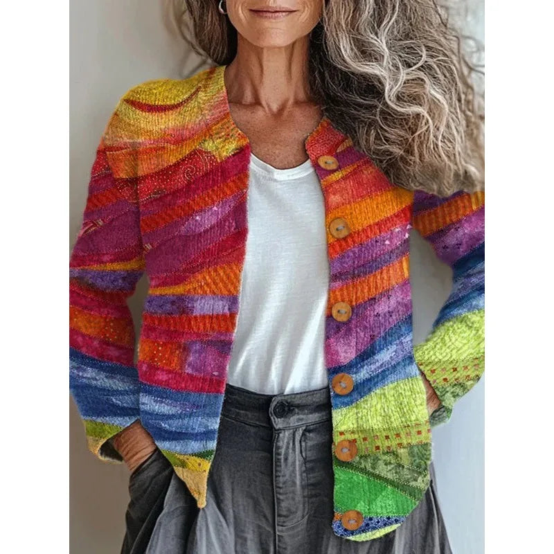 Camille™ – Artistic Knit Cardigan