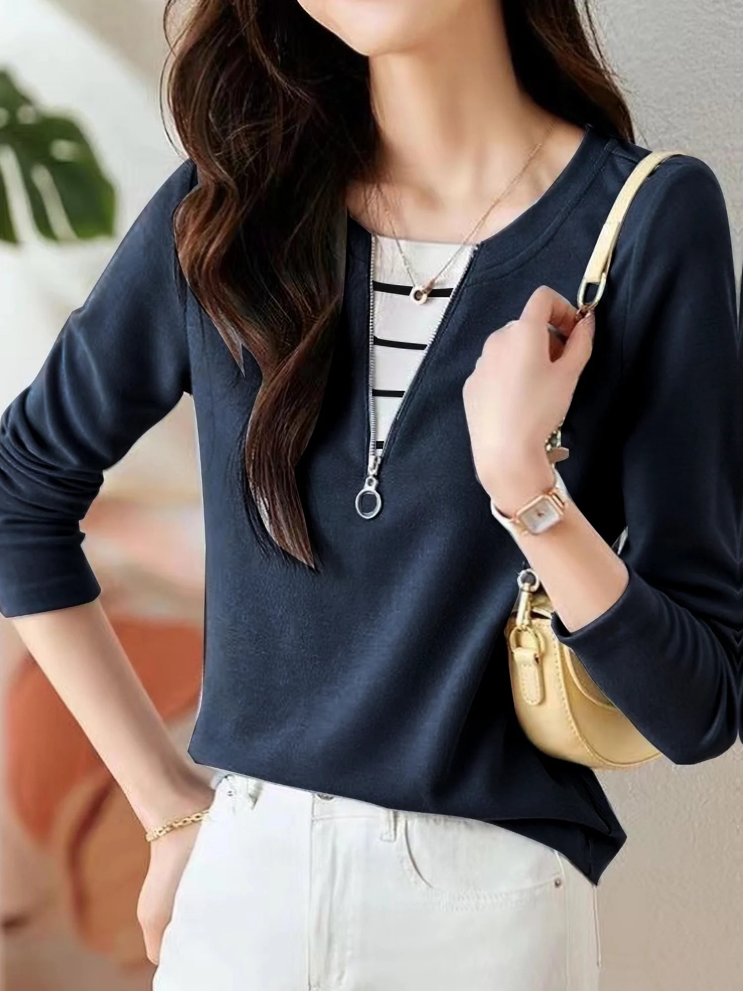 Camille™ – Zip Collar Sweatshirt