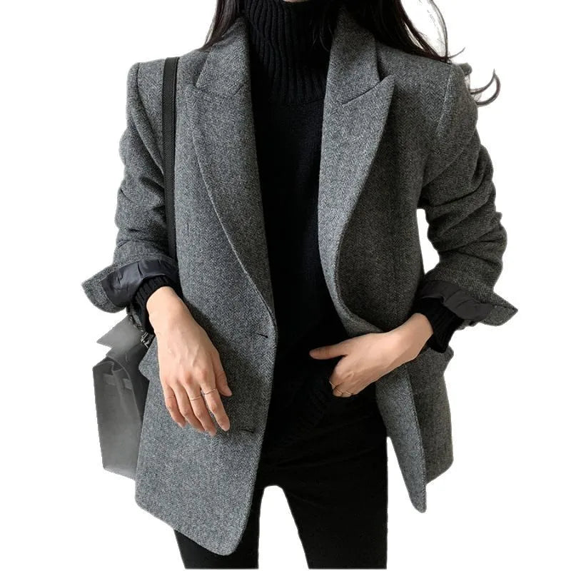 Clémence™ – Tailored Wool Blazer