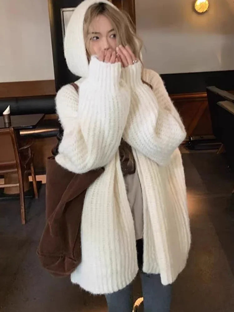 Solène™ – Oversized Knit Cardigan