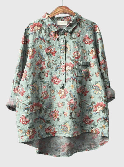Kate™ | Vintage Floral Blouse