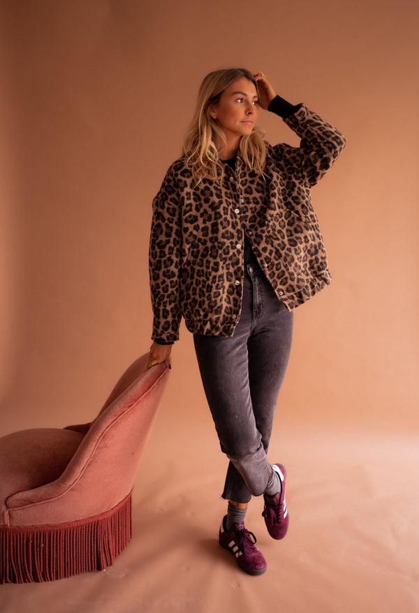 Camille™ – Leopard Print Jacket